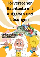 Vorschau - Arbeitsblätter - Plastik im Meer (Text +Audio mit Aufgaben und Lösungen) - Deckblatt