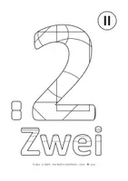 Vorschau - Arbeitsblätter - MANDALA ZAHLEN 0 - 9 + römische Ziffern, Menge - AUSMALBILDER - Seite 3