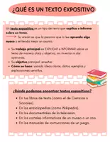 Vista previa - Refuerzo / NEE / Materiales de apoyo - EL TEXTO EXPOSITIVO - página 1