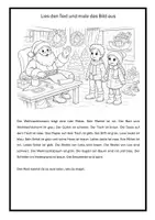 Vorschau - Arbeitsblätter - Lese-Mal-Blätter Winter & Weihnachten - Deckblatt