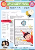 anteprima - Esercizi - NEW YEAR IN ENGLISH-SPEAKING COUNTRIES – Reading - Pagina di copertina