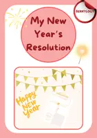 Vorschau - Arbeitsblätter - My New Year's Resolutions - Deckblatt