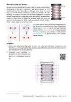 Vorschau - Unterrichtsreihen - Kursstufe Physik 5.3: Magnetische Flussdichte einer Spule (PDF, DOCX, Musterlösung) - Seite 2