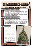 Vorschau - Mal- und Bastelvorlagen - Kooperativer Weihnachtsbaum, Wandbild zu Weihnachten - Seite 1