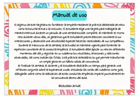 Vista previa - Tarjetas / Manipulativos - Tarjetas Activa tu empatía en el aula - página 1