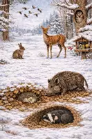 Vorschau - Stundenentwürfe - Rechtschreiben: Wimmelbild "Tiere im Winter" - Groß- und Kleinschreibung - DEUTSCH FÜR ZWISCHENDURCH - Seite 1