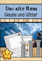 Vorschau - Arbeitsblätter - Religion im alten Rom – Götter, Rituale und Alltagsglaube - Deckblatt