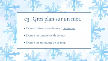 Aperçu - Présentation / Support pour le tableau - Rituel début d'heure 3e français - Page 3