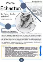 Vorschau - Arbeitsblätter - Ägypten und seine Pharaon*innen - Die 8 bedeutendsten Herrscher*innen des alten Ägyptens - Deckblatt