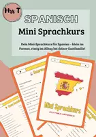 Vorschau - Merkblätter - Mini Spanisch Sprachkurs für den Aufenthalt in Spanien #rabattraketenzusalevester25 - Deckblatt