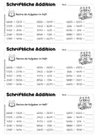 Vorschau - Stationenlernen - Schriftliches Addieren und Subtrahieren im Zahlenraum 100 000 – Heftrechnungen & Lösungen - Seite 2