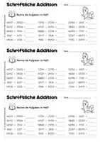 Vorschau - Stationenlernen - Schriftliches Addieren und Subtrahieren im Zahlenraum 100 000 – Heftrechnungen & Lösungen - Seite 3