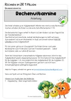 Vorschau - Arbeitsblätter - Rechnen im Zahlenraum 1 Million – Grundrechenarten · Rechenspiel, Übung & Selbstkontrolle mit Lösungen - Seite 2