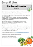 Vorschau - Arbeitsblätter - Rechnen im Zahlenraum 1 Million – Grundrechenarten · Rechenspiel, Übung & Selbstkontrolle mit Lösungen - Seite 2