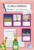 Vorschau - Arbeitsblätter - Schleichdiktat - Silvester / Neujahr (1. - 2. Klasse) - Deckblatt