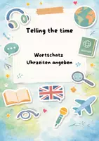 Vorschau - Arbeitsblätter - Uhrzeiten Gemischte Übungen Englisch - Deckblatt