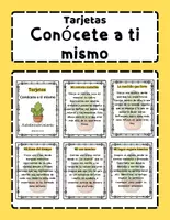 Vista previa - Tarjetas / Manipulativos - Tarjetas conócete a ti mismo - Portada