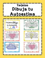 Vista previa - Tarjetas / Manipulativos - Tarjetas Dibuja tu Autoestima - Portada