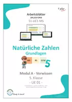 Vorschau - Arbeitsblätter - Vorwissen - Grundlagen natürliche Zahlen - Arbeitsblätter - Seite 1