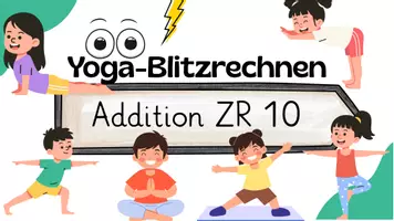 Vorschau - Präsentationen/Tafelbilder - Yoga Blitzrechnen Addition ZR 10 digitale Tafel - Seite 3