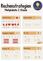 Vorschau - Spiele - Rechenstrategien Addieren und Subtrahieren 2. Klasse ohne ZÜ - Seite 1