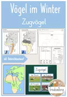 Vorschau - Stundenentwürfe - 5. Stunde: Vögel im Winter - Zugvögel - Deckblatt