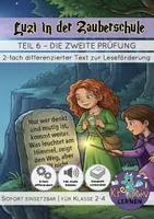 Vorschau - Arbeitsblätter - Luzi in der Zauberschule (Teil 6): Die zweite Prüfung | Lesen, Malen & Hören (Kl. 3-4 & DaZ) - Deckblatt
