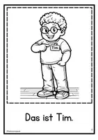 Vorschau - Text - "Was sieht Tim?"/ Leseübung/ DaZ&DaF/ Alphabetisierung - Seite 2
