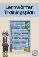 Vorschau - Arbeitsblätter - Trainingsplan LW - Piratenthema - Deckblatt