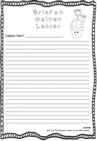 Vorschau - Arbeitsblätter - Brief an meine Lehrerin/meinen Lehrer Homeschooling - Seite 2