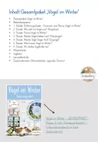 Vorschau - Stundenentwürfe - Vögel im Winter - GESAMTPAKET - Klasse 3 (inkl. Stundenentwürfe) - Seite 2