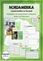 Vorschau - Spiele - Der Kontinent Nordamerika: Landschaften und Tiere - Deckblatt
