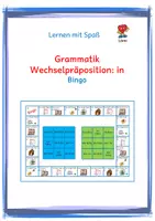 Vorschau - Spiele - Wechselpräposition: in - Bingo - Deckblatt
