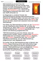 Vorschau - Arbeitsblätter - Wärmestrahlung | Lückentext | Physik | Wärmelehre - Seite 2