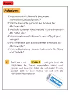 Vorschau - Arbeitsblätter - Metallgruppen Chemie: Alkalimetalle, Erdalkalimetalle, Lanthanoide - Seite 2
