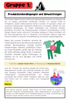 Vorschau - Stationenlernen - Fast Fashion Gruppenarbeit: Mode, Konsum & Umwelt - Seite 1