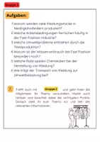 Vorschau - Stationenlernen - Fast Fashion Gruppenarbeit: Mode, Konsum & Umwelt - Seite 2