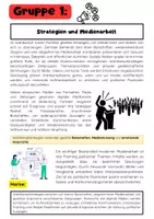Vorschau - Arbeitsblätter - Wahlkampf Gruppenarbeit: Demokratie, Parteien & Medien - Seite 1