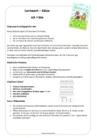 Vorschau - Fördermaterial/Inklusion - Lernwort-Sätze: Ich bin ... . - Seite 1