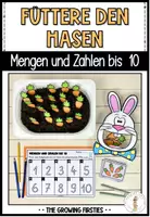 Vorschau - Unterrichtsreihen - Füttere den Hasen - Spielerisch Mengen und Zahlen bis 10 üben - Deckblatt
