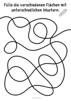 Vorschau - Arbeitsblätter - Pop Art Winter Schrift zum Weiter & Ausmalen - Kunst im Winter - Seite 3