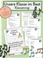 Vorschau - Stundenentwürfe - Unsere Klasse im Beat - Wir erstellen einen Klasenrap! - Deckblatt