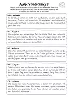Vorschau - Arbeitsblätter - Aufschreibtraining für den Wochenplan - Seite 3