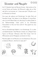 Vorschau - Arbeitsblätter - Silvester und Neujahr: Lesetext mit Multiple Choice Fragen - Seite 3
