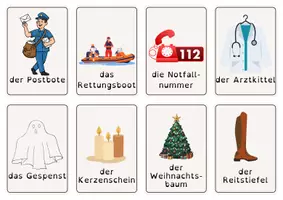 Vorschau - Bildkarten - LRS - Karten schwieriger Wörter - Seite 2