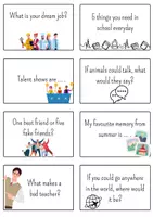 Vorschau - Spiele - Speaking Activity: Talking Cards - Seite 1