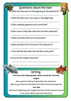 Vorschau - Arbeitsblätter - Reading Comprehension - Block World - The Underwater Adventure - Seite 2