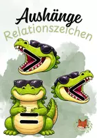 Vorschau - Bildkarten - Größer, kleiner, gleich – Krokodil-Aushänge I Krokodilo Würfelino - Deckblatt