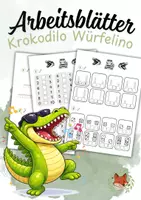 Vorschau - Arbeitsblätter - Größer, kleiner, gleich – Arbeitsblätter Krokodilo Würfelino - Deckblatt