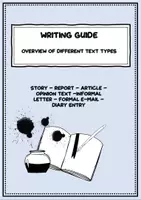 Vorschau - Arbeitsblätter - Writing Guide - Textsorten im Überblick mit Beispiel und Aufgabe - Deckblatt